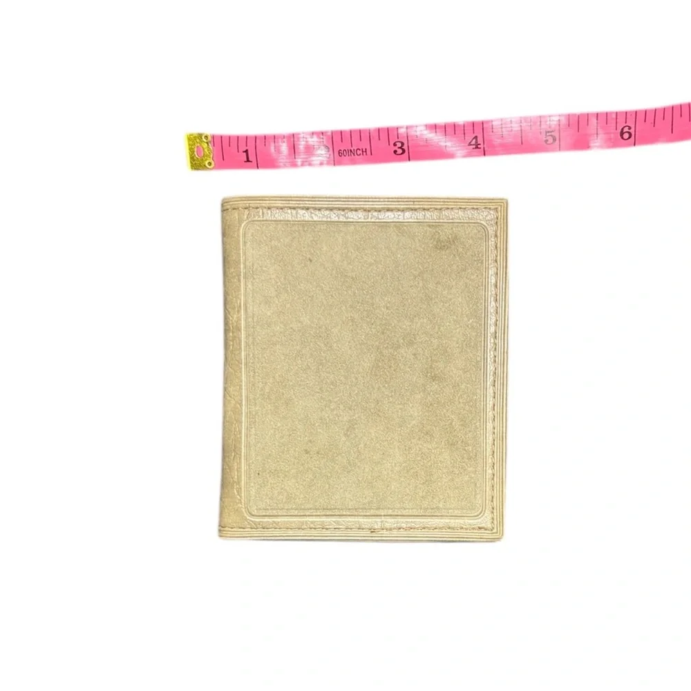 Vintage Tan Bifold Leather Wallet